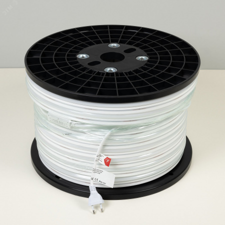 Лента светодиодная герметичная WAVE-SIDE-A120-12x25mm 230V White6000 (12 W/m, IP67, 50m, wire x2) (ARL, Грибовидная форма)
