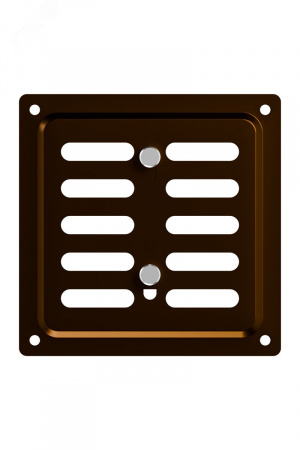 Решетка вентиляционная MER регулируемая 100x100 окраш.сталь Metallic brown