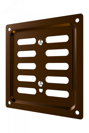 Решетка вентиляционная MER регулируемая 100x100 окраш.сталь Metallic brown