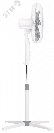 Вентилятор бытовой напольный, цвет белый, RSF-1601M