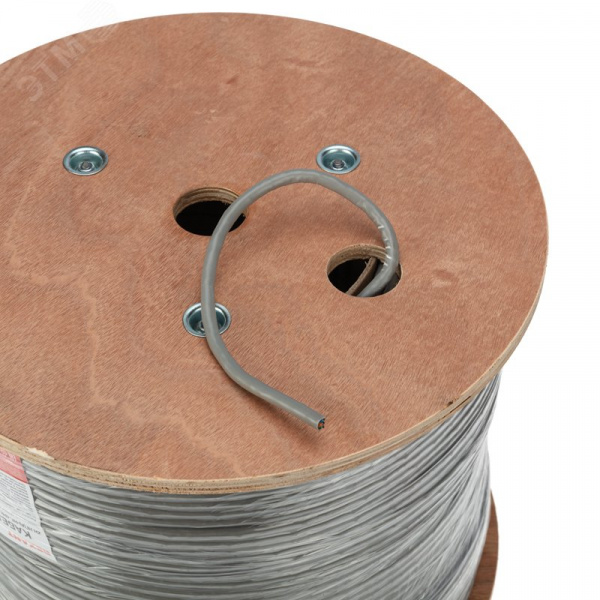 Витая пара F/UTP CAT 6 4x2x0.57мм LSZH нг(А)-HF 23AWG IN серый