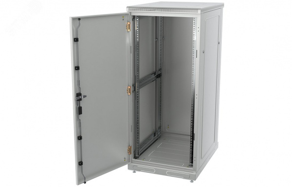 Шкаф телекоммуникационный напольный 27U 600x600 ШТ-НП-27U-600-600-М, передняя дверь металл