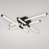 Светильник светодиодный потолочный ДПБ-72Вт 3000К/6000К Модерн Fliss CLL 1 72W RC BK с ду