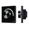 Панель SMART-P91-DIM-G-SUF Black 230V, Rotary, 2.4G ARL, пластик