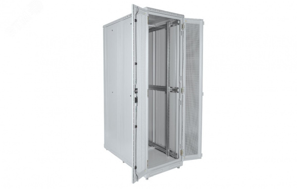 Шкаф телекоммуникационный напольный серверный 33U 800x1200 ШТ-НП-С-33U-800-1200-П2П передняя дверь перфорипрованная
