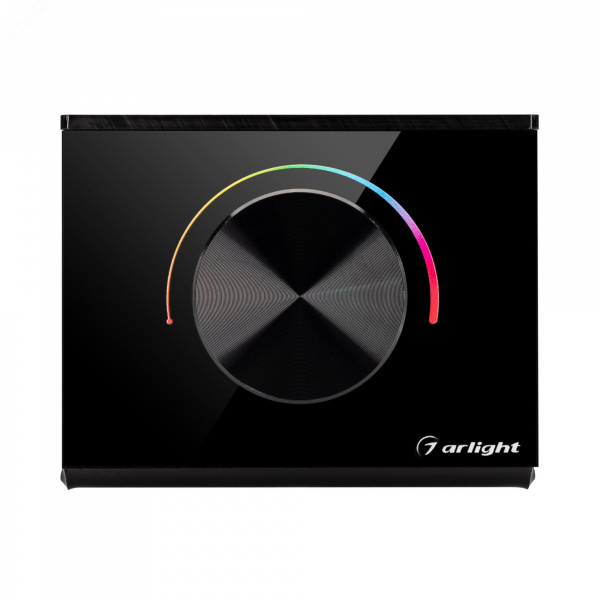 Панель Rotary SMART-P100-RGB Black 3V, 2.4G ARL, пластик