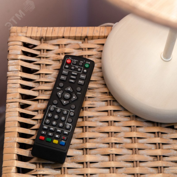 Пульт универсальный для DVB-T2 с функцией управления телевизором (RX-DVB-014),