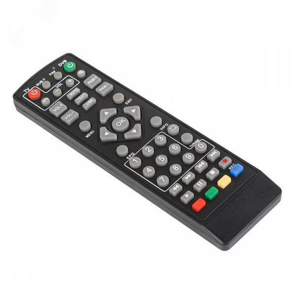 Пульт универсальный для DVB-T2 с функцией управления телевизором (RX-DVB-014),