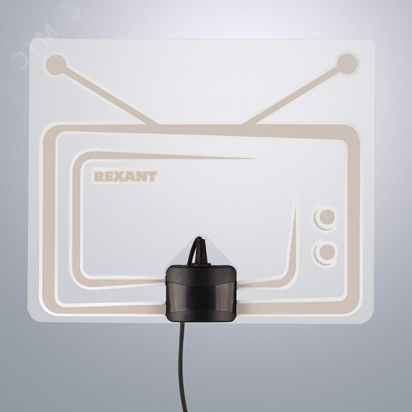 Антенна комнатная Активная для цифрового телевидения DVB-T2 Ag-719 USB,