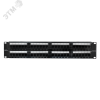 Патч-панель 19'. 48 портов RJ-45. UTP. Cat.5e. 2U