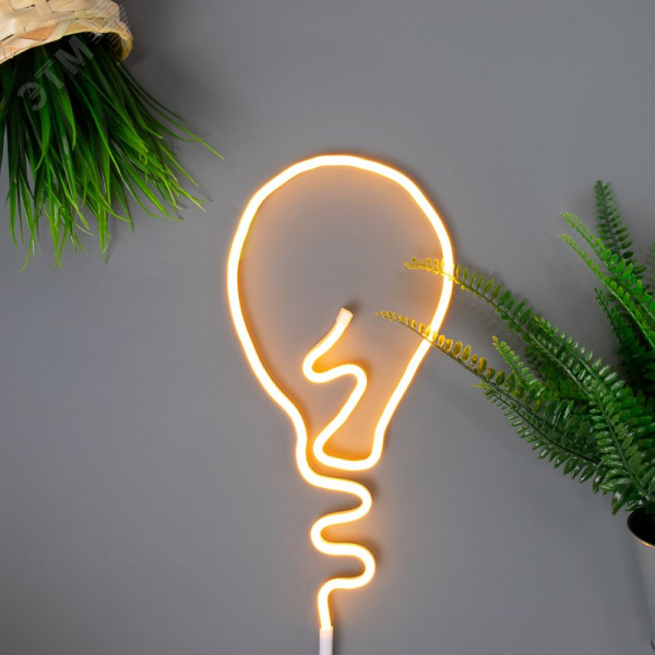 Набор для создания неоновых фигур креатив 120 LED, 1 м, желтый