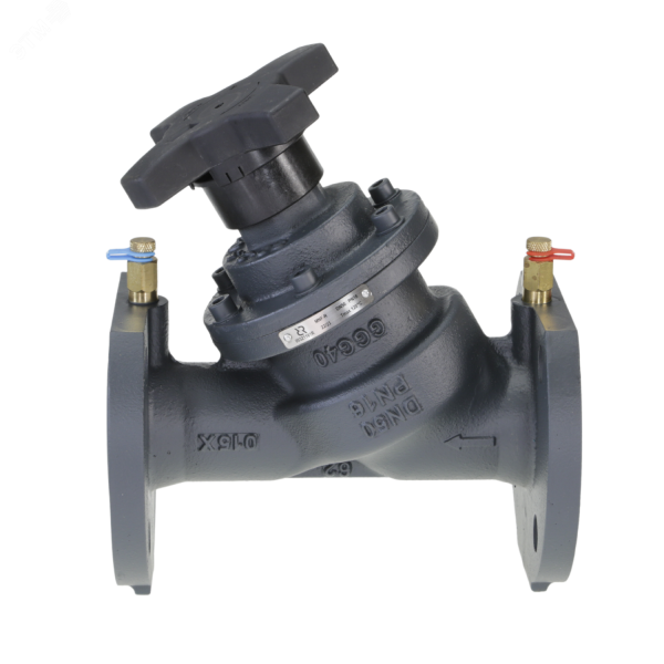 Ручной балансировочный клапан MNF-R, фланцевый, PN25, Tmax 120C
