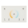 Панель Sens SMART-P81-MIX White 230V, 4 зоны, 2.4G ARL, IP20 пластик, 5 лет