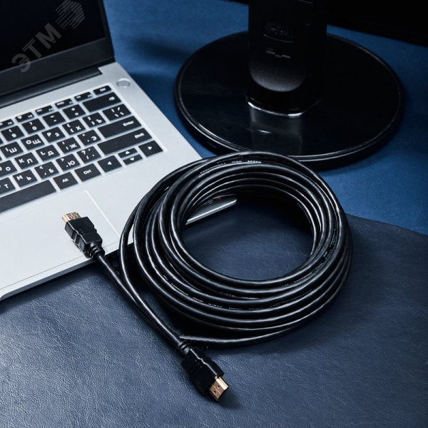 Кабель HDMI - HDMI 1.4, 10 м, Gold