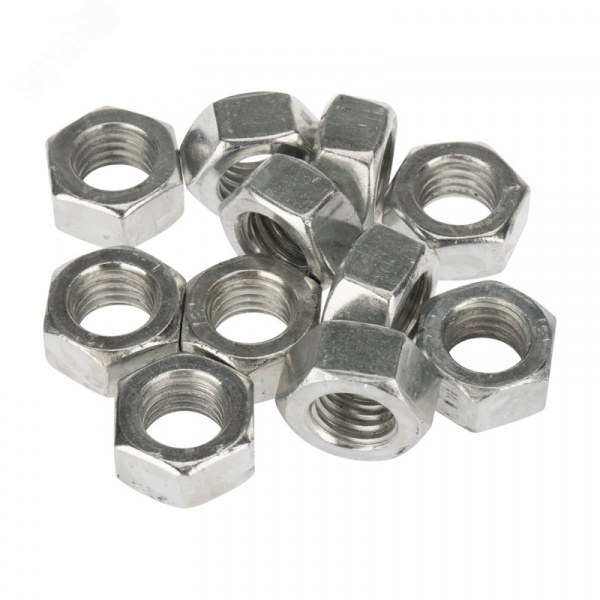 Гайка шестигранная DIN 934. M12 (25 шт/уп)