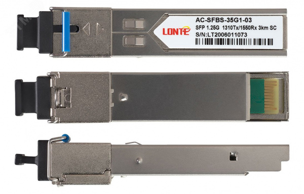 Модуль SFP WDM 1.25G Tx1310/Rx1550 3km SC DDM