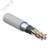 Витая пара TERACOM PRO 5E F/UTP 4 пары solid 24AWG PVC серый 305м