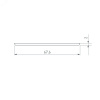 Гирлянда светодиодная декоративная ARD-ICEFALL-CLASSIC-D23-1000-CLEAR-96LED-LIVE WHITE 230V, 1.5W ARDCL, IP65