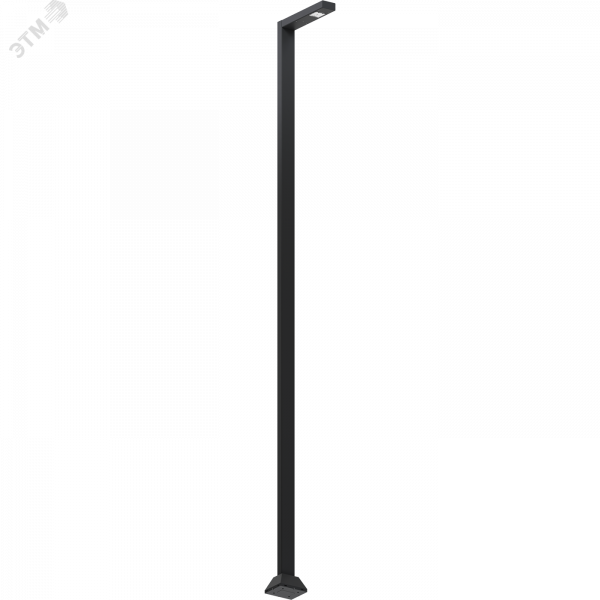 Светильник с опорой POKER LED 55W DW 730 RAL900 5 L-SHAPE 6M (в комплекте ЗДФ)