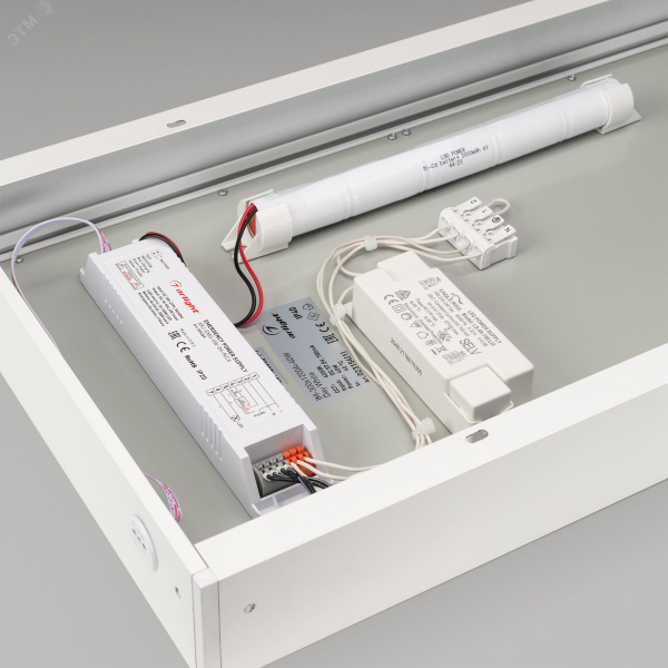 Панель IM-EMERGENCY-1.5H-S300x1200-45W Day4000 (WH, 120 deg, 230V) (IP40 металл, 2 года)