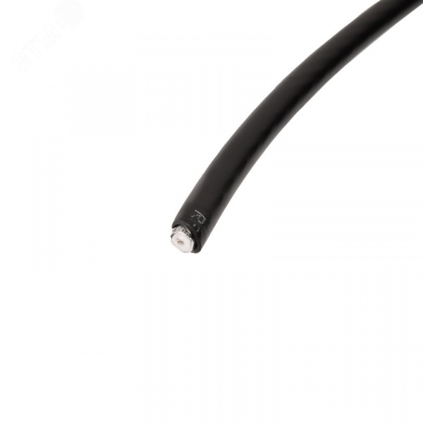 Кабель коаксиальный RG-6U, 75 Ом, CCS/Al/Al, 64%, бухта 305 м, черный OUTDOOR, REXANT