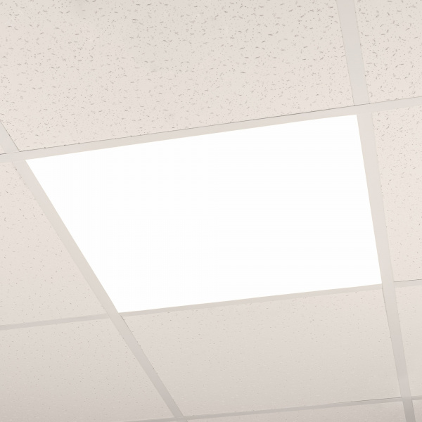 Светильник DL-TITAN-FRAMELESS-S600x600-40W Warm3000 WH 120 deg CRI90 230V IP40 металл 5 лет