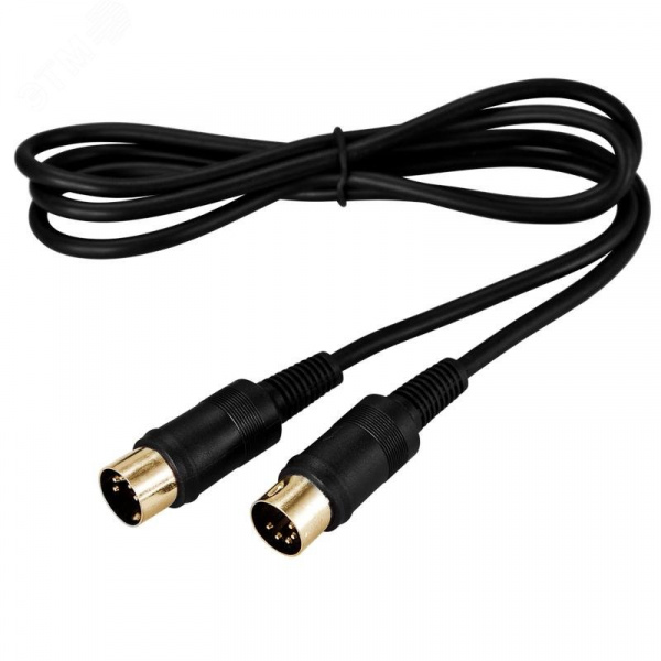 Шнур DIN 5 Pin - DIN 5 Pin, 1.5 м., GOLD
