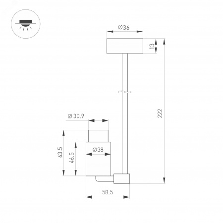 Панель DALI-223-2G-DIM-IN BUS IARL