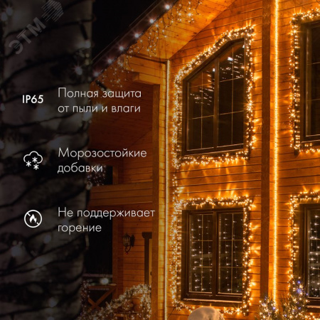 Дюралайт LED, постоянное свечение 2W – тёплый белый, 36 LED/м, 100 м