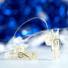 Гирлянда линейная Прищепки LED 2700К 4.5 м USB