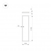 Светильник KT-WATER-R32-4W RGBW (SL, 30 deg, 12V) (IP68 Металл, 3 года)