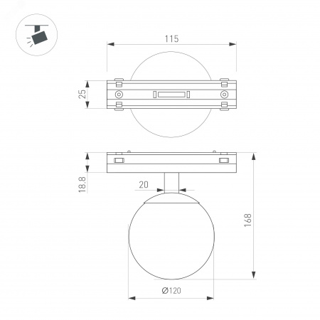 Светильник KT-WATER-R32-4W RGBW (SL, 30 deg, 12V) (IP68 Металл, 3 года)