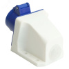 Розетка стационарная ST-113 16А 220В 2P+PE IP44 RST16-113-44 STEKKER