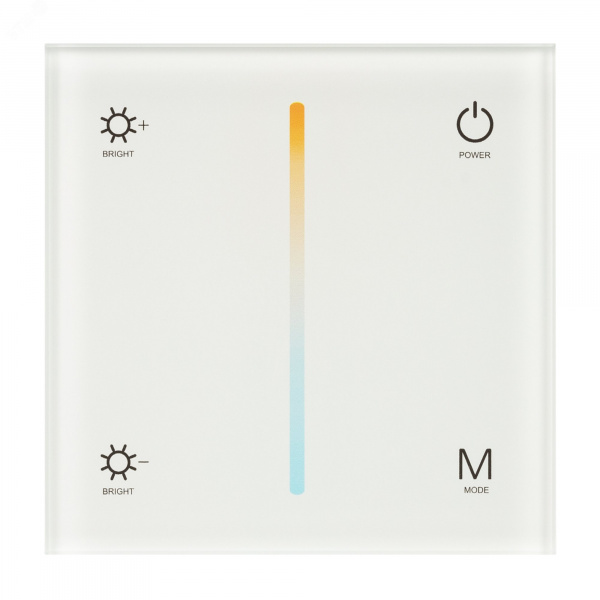 Панель Sens SMART-P21-MIX White 12-24V, 2.4G ARL, IP20 пластик, 5 лет