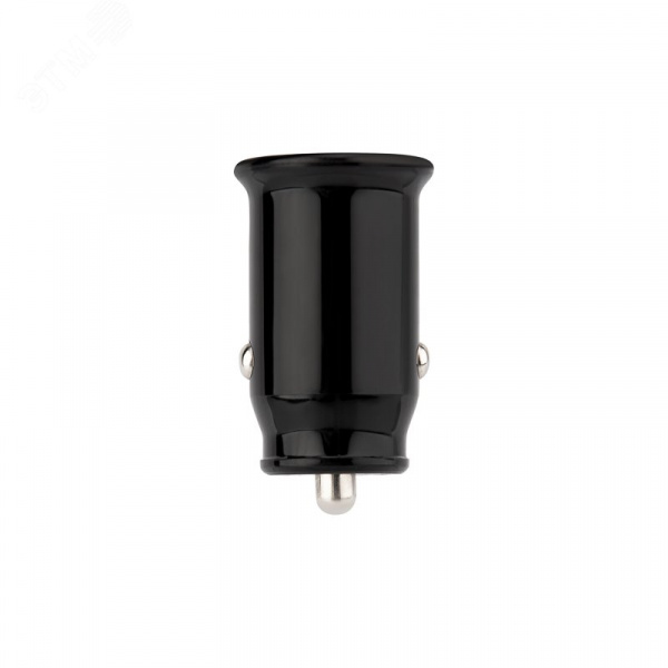 Автозарядка в прикуриватель АЗУ USB-A+USB-C 2.4 A черная