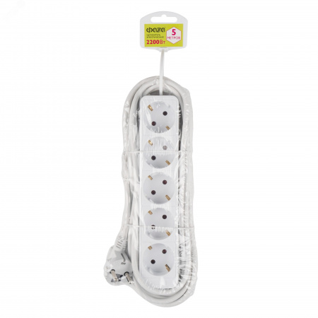 Удлинитель бытовой ФАZА FEG-05-500 5x5,0 с заземлением