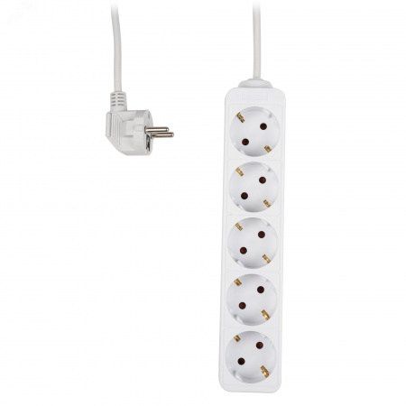 Удлинитель бытовой ФАZА FEG-05-500 5x5,0 с заземлением