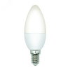 Лампа светодиодная LED-C37-5W/3000K/E14/FR/SLS Форма свеча матовая Теплый (3000K)