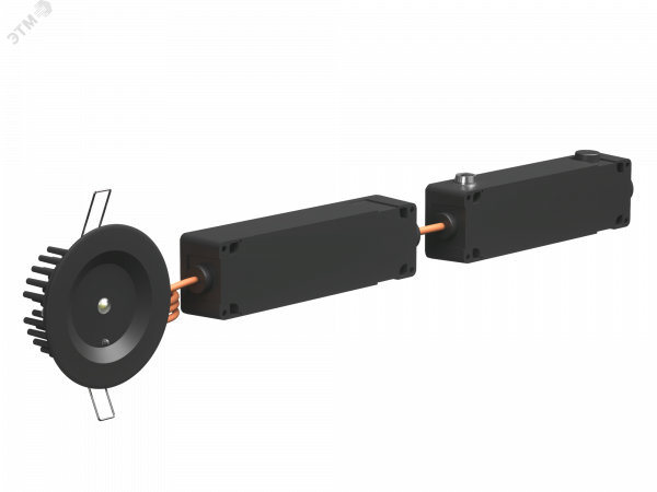 Аварийный светильник BS-ARUNA-53-L3-INEXI3 IP65 Black