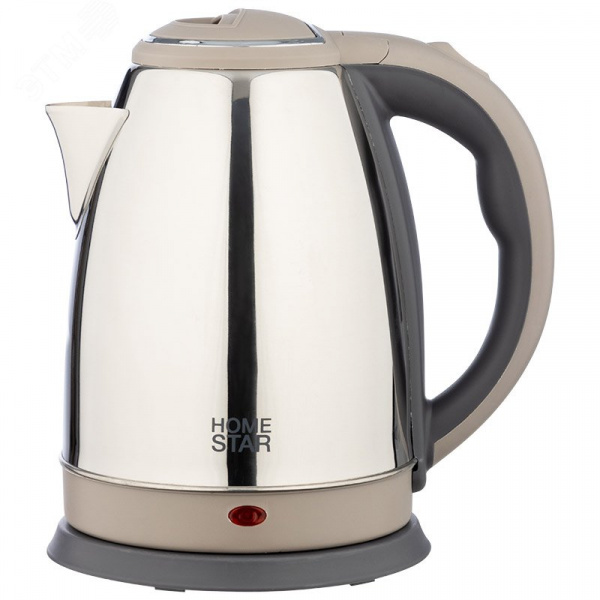 Чайник стальной HS-1028 на 1.8 л, цвет бежевый