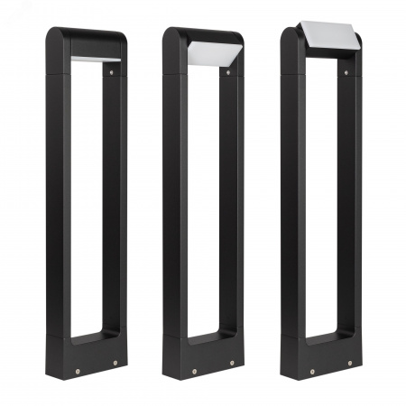 Светильник LGD-PATH-FRAME-ROTARY-H650-6W Warm3000 (BK, 111 deg, 230 В) (ARL, IP65 Металл, 3 года)