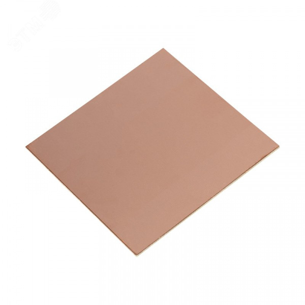 Стеклотекстолит 1-сторонний 200x200x1.5 мм 35 00 (35 мкм), REXANT