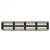 Патч-панель TERACOM PRO 19'Cat.5E 2U неэкранированная UTP 48 портов RJ-45 Dual IDC