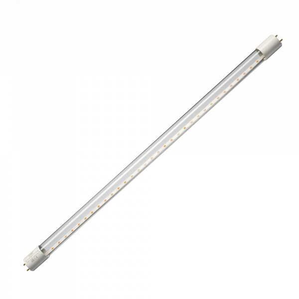 Лампа светодиодная для растений 9W LED-T8-9W/SPSB/G13/CL PLP30WH Форма T8, прозрачная. Спектр для рассады и цветения.