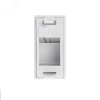 Вставка Mosaic 22,5x45, на 1 порт со шторкой