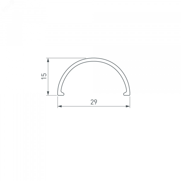 Крепление MOONLIGHT-BASE-ROUND-D25-S Black, металл