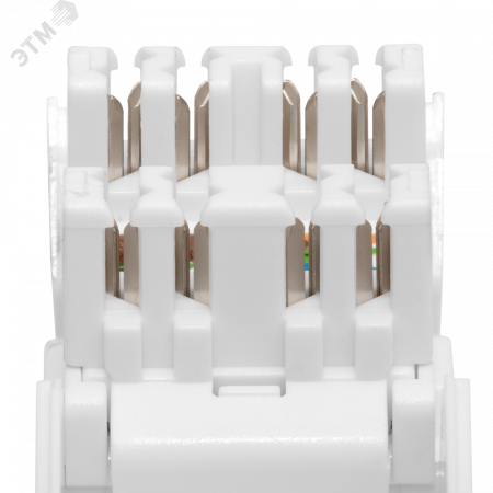 Модуль розеточный Keystone Jack 8P8C (RJ-45) UTP Cat6 заделка без инструмента 180 град (DIY упак.)