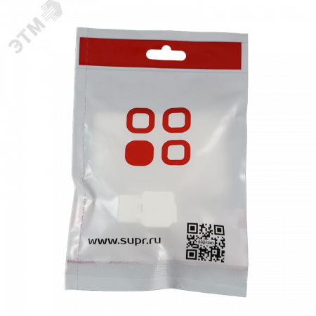 Модуль розеточный Keystone Jack 8P8C (RJ-45) UTP Cat6 заделка без инструмента 180 град (DIY упак.)