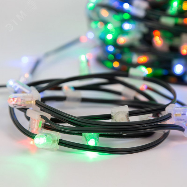Гирлянда LED ClipLight 12V 150 мм, диоды мульти