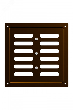 Решетка вентиляционная MER регулируемая 200х200 окраш.сталь Metallic brown